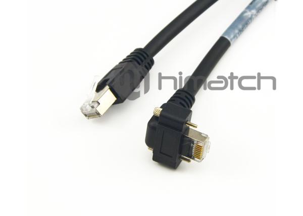 Cat 6 Rj45 M12 8P Male Industrial Ethernet Cable For FA SITE