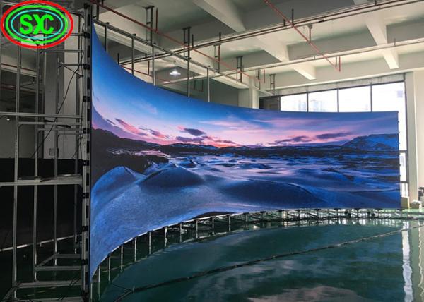 Exposição de diodo emissor de luz interna de alta resolução da cor completa de SMD P4