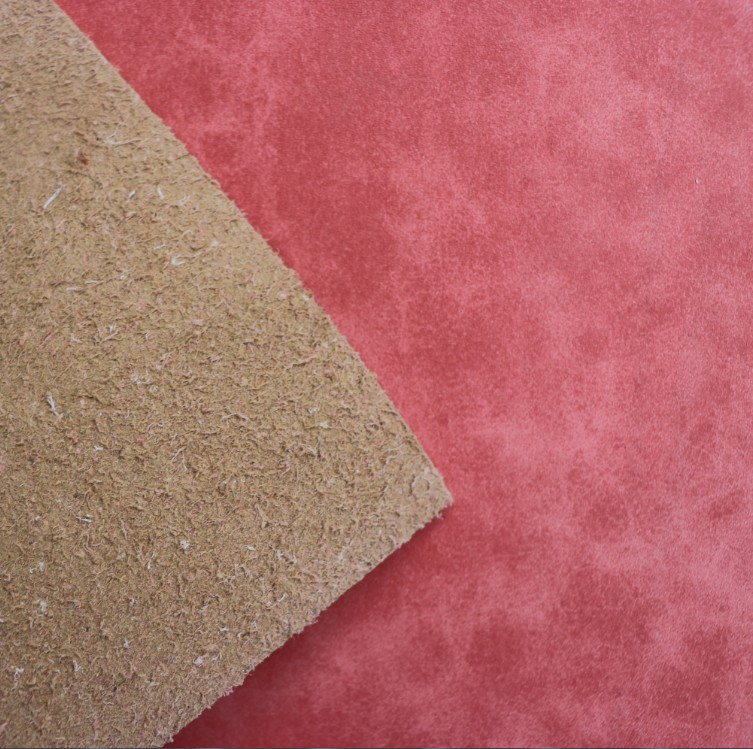 Good Quality Direct Trendy Excellent Polyurethane Knitted Braided Synthetic Leather Fabric for Shoe