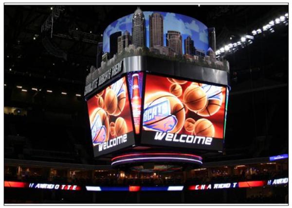 Cube Basketball Court / Sport Stadium LED Display 1R1G1B P8 Full color