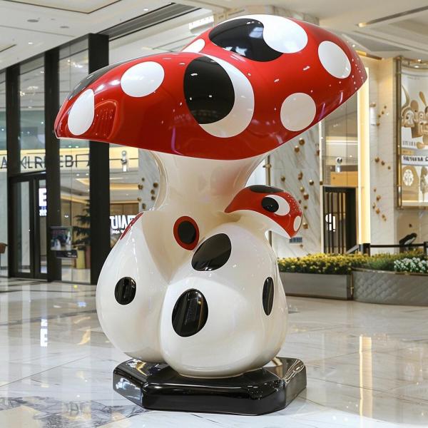 Eco-friendly Garden Decoration Life Size Fiberglass Ornament Model Outdoor Cartoon Rabbit Statue
