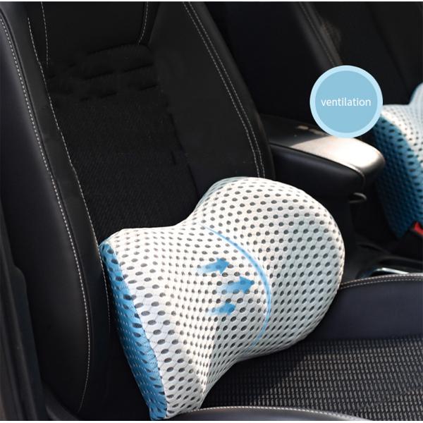 Knitted Breathable Lumbar Cushion for Office Chair 48*32*23cm Memory Foam Back Support