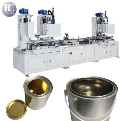 D83 Small Round Cans Empty Tin Packing Machine Automatic Flanging Seaming Integrated