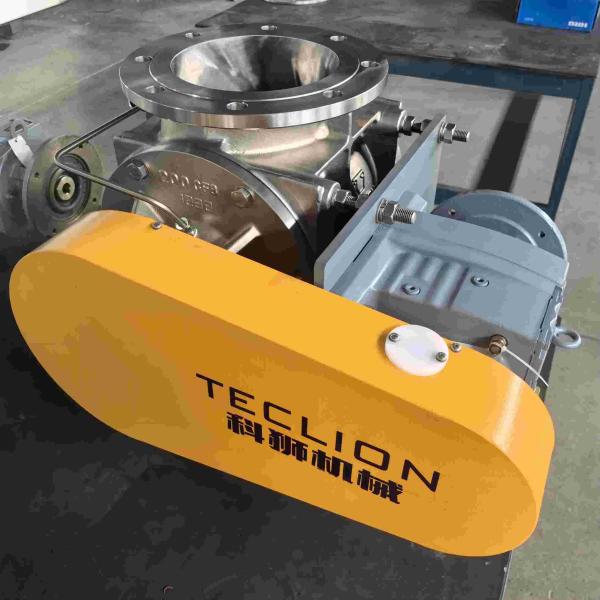 Valvas giratorias de acero inoxidable utilizadas para el transporte neumático de polvo