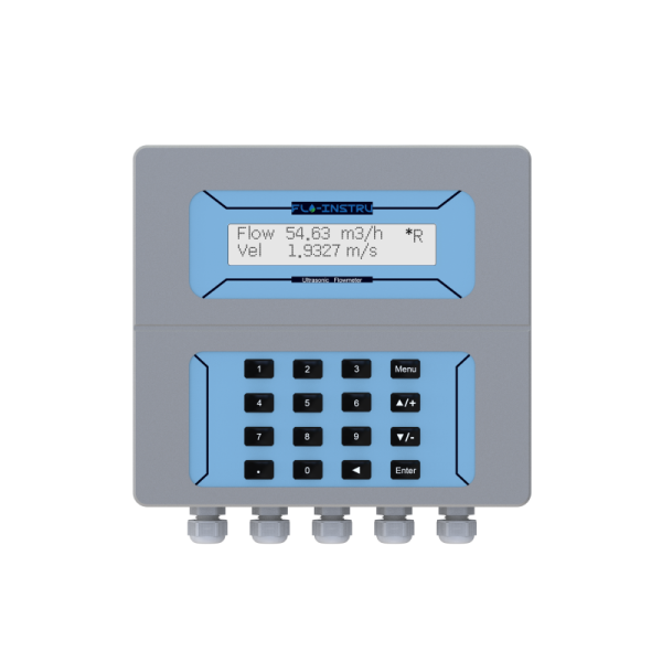 ST505 Wall-Mounted Ultrasonic Flow Meter with ±1.0% Accuracy, Transit-Time Technology, and Clamp-On Transducer