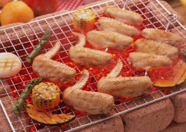 Parrilla de acero inoxidable Mesh Rectangular de la barbacoa del peso ligero 304