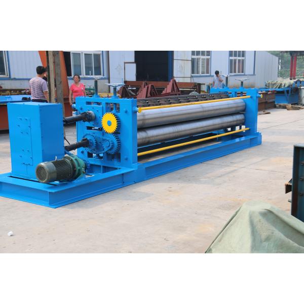 tipo rolo ondulado do tambor de 0.2mm da folha que forma a máquina com eixo de 300mm