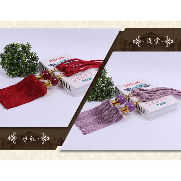 Glass Crystal Round Head Rope Curtain Bandage For Living Room