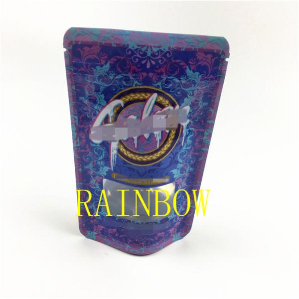 жара 7g 200pcs MOQ цифровая печатая Childproof - загерметизировать сумки mylar алюминиевой фольги съестные с изготовленным на заказ ЛОГОТИПОМ