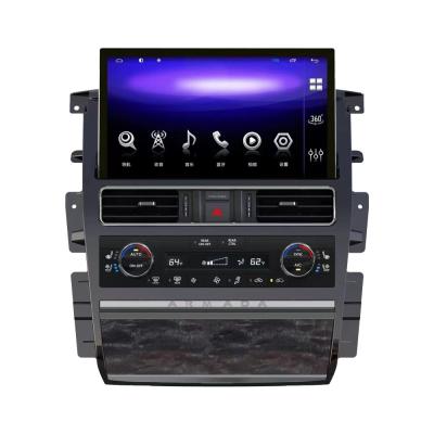 13.3 pouces radio Android Auto intégré dans DSP 360 Carplay 4G pour Y62 2017 Nissan Patrol Amanda