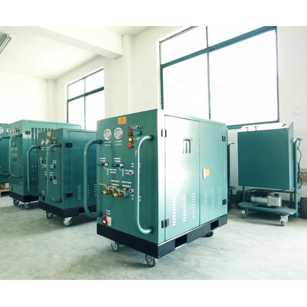 R410a 5hp Oil Free Refrigerant Gas Recovery Machine For Manufacturing Plant