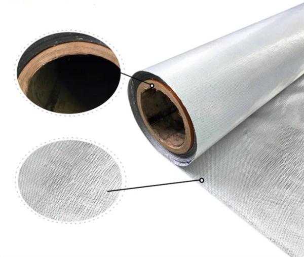7um Thermal Resistance Aluminum Foil Fiberglass Cloth 7 Micron