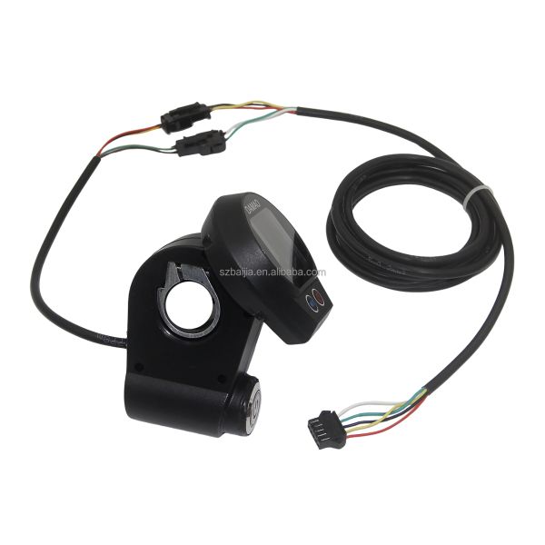 Pantalla LCD DAMAO impermeable con enchufe SM de 5 pines y bloqueo para accesorios de bicicleta/scooter eléctricos