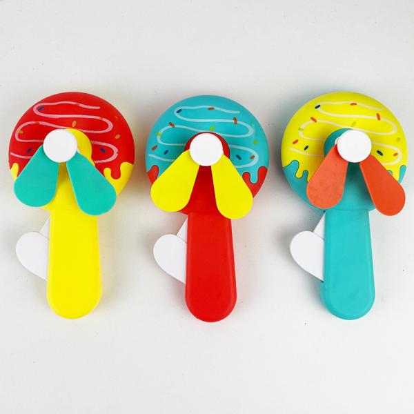 Mini ventilador de mão elétrico adorável desenho animado para crianças