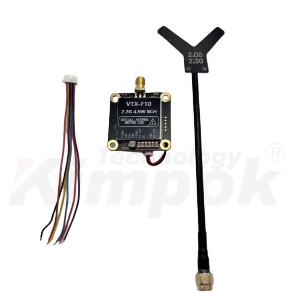 2.2G 4.5W High Power FPV VTX Video Transmitter with 8 Channels Stable Wireless Video Module