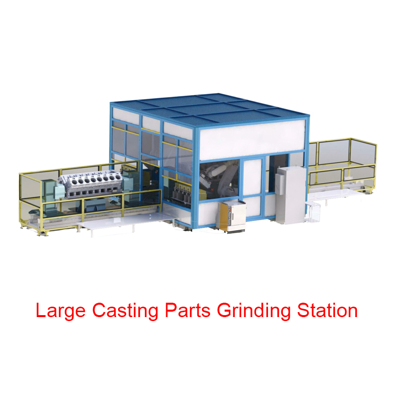 Turnkey Robotic Surface Finishing Line Automatic Grinding Polishing Deburring
