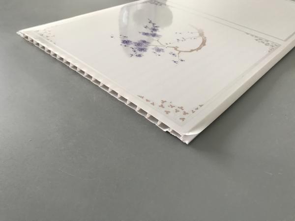 Fireproof Ceiling PVC Panels 25cm Width With Tree Hot Stamping