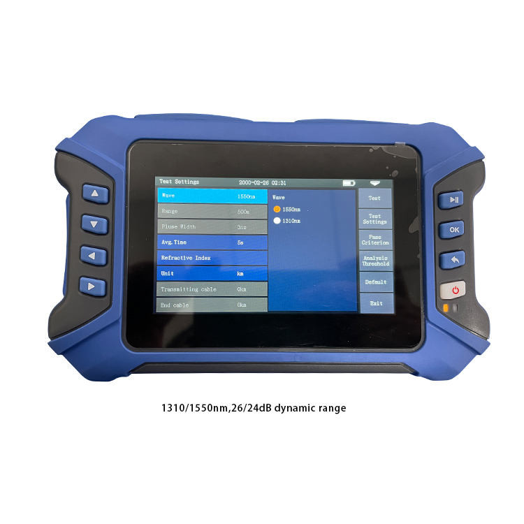 Динамический диапазон 26dB 1310 1550nm машины Handheld мини PRO OTDR 24 метра волокна