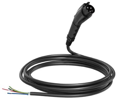 48A Current 11kw Type1 J1772 Portable EV Charging Cable Level 2 J1772 Car Charger Cable