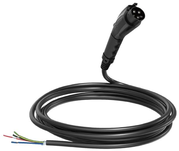 48A Current 11kw Type1 J1772 Portable EV Charging Cable Level 2 J1772 Car Charger Cable