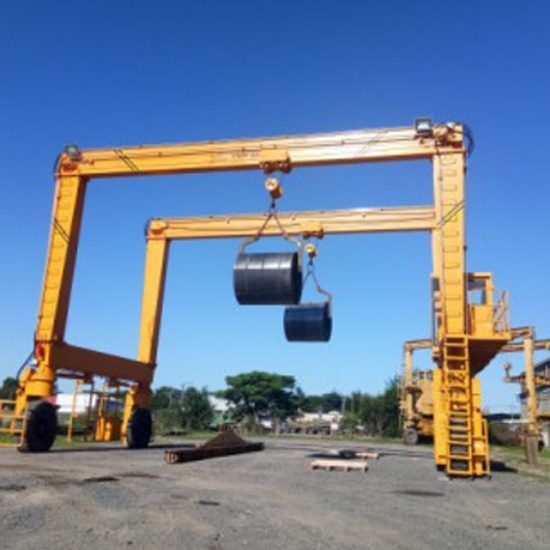 Zehua 500T RTG Offshore Gantry Cranes10 Ton Mobile Crane Gantry Miiler 2 Post Hydraulic Gantry Lift