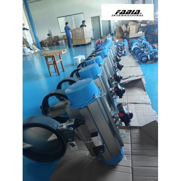  Pneumatic  Butterfly Valve CLAMP STAINLESS STEEL 304