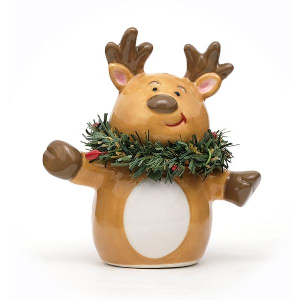 Креативный милый животный керамический керамический солевой и перцовый чайник на Рождество