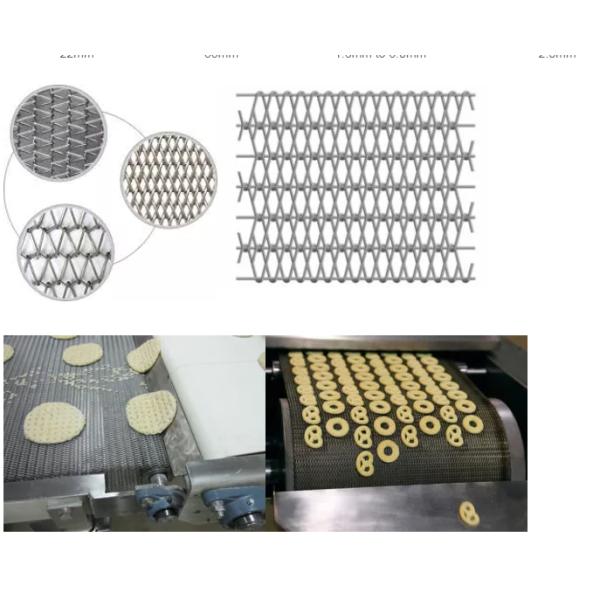 SUS310 Heat Treatment Compound Balanced Mesh Belt