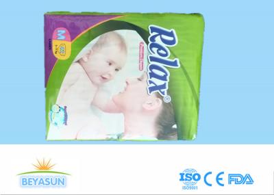 Hypoallergenic Size 4 OEM Relax Chemical Free Diapers / Disposable Baby Nappies