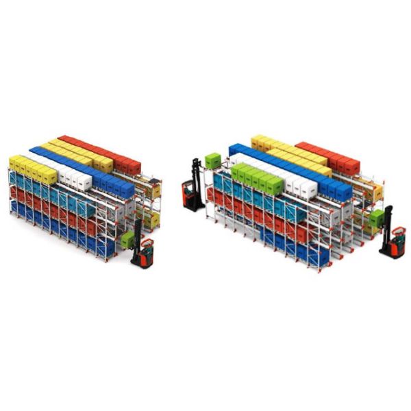 Radio Shuttle Racking Pallet Runner Rack