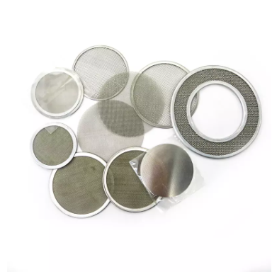 Screen Acid Resisting Wire Mesh Filter Disc Stainless Steel 304 316l Sliver
