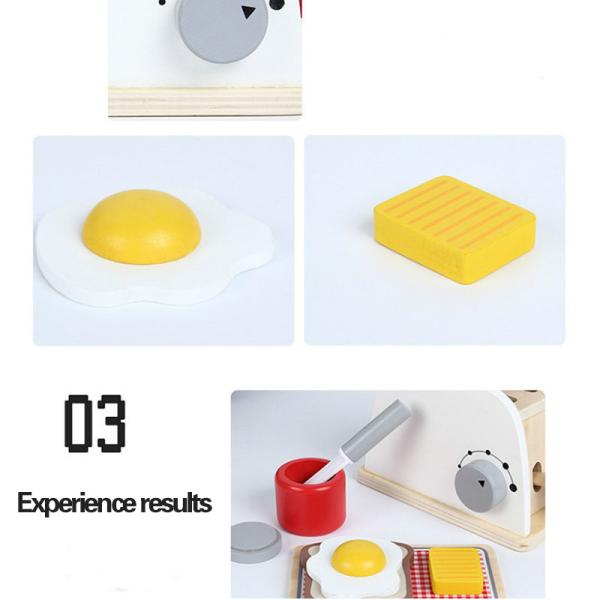 Simulation Coffee Machine Wooden Miniature Kitchen Set For Baby Early Learning