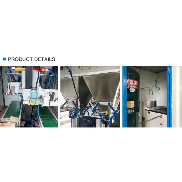 1000kg Fertilizer Sand Granule Bags Filling Machine with Sewing Machine Conveyor Belt