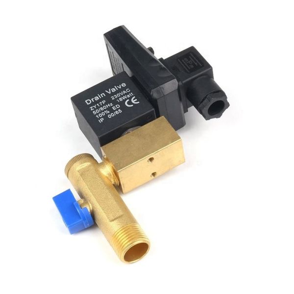 Etrany2Way 3/8 in Water DC24V Brass Material Stop Solenoid Valve Normal Temperature Control Manual 1 Year Warranty ODM/OEM