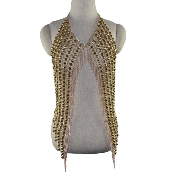 Tassel Silver Pearl Waist Chain Female Retro Belt Sexy Trend Long Waist Chain Wholesale Price