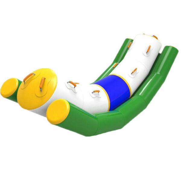 Attractive Inflatable Pool Seesaw 4m X 1.2m , Amusement Park Kids Water Inflatables