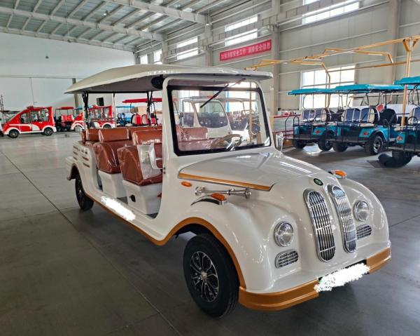 11 lugares Carro Elétrico Clássico Viagens Retro Carro Turístico Com Toldo Para Adultos