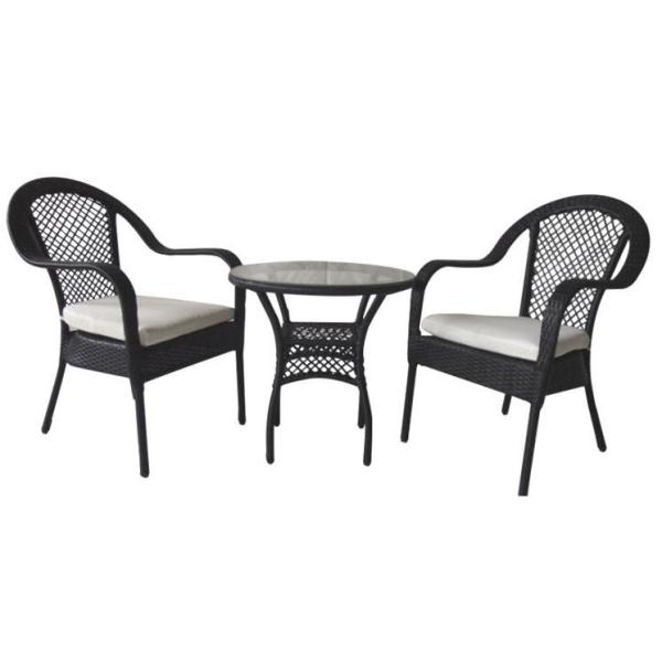 Easy To Clean H70cm W60cm Rattan Wicker Coffee Table Stable