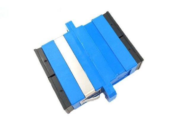 SC Fiber Optic Adapter with flange  SC UPC fiber bulkheard adapter Manufacturers