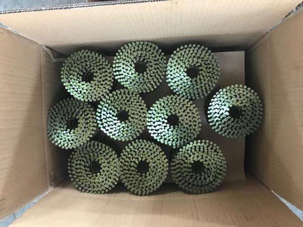 MANUFACTURER 15 degree 2 ''x.099'' pneumatic galvanized pallet roofing common coil nails for nail gun