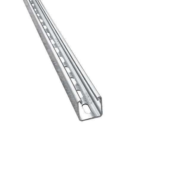 Architectural 150mm Slotted Aluminium Unistrut Channel Silver Anodized Steel