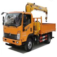 SINOTRUK HOWO 4*2 6 Pneus 8 toneladas Cranes montados em caminhões Cranes de carga leve com manipulador hidráulico