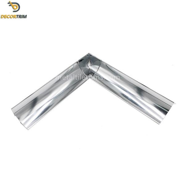 Curved Edge Internal Cove Tile Trim , Aluminum Inside Corner Trim 2.5m Length