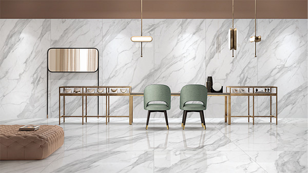 2020 New Design White Color 1200x2400mm Thickness 5.5mm Floor Porcelain Tile By Ceramic Wall Ceramic Tiles Price