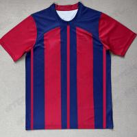 Jérsei de futebol durável do fã da fibra de Team Jersey Blue Red Polyester do futebol