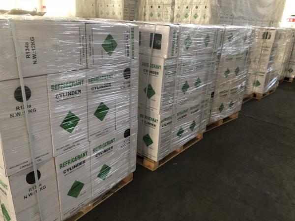 99.99 Purity R134A Gas CH2FCF3 Odorless R134a Refrigerant 30 Lb