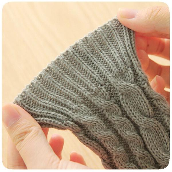 Pineapple Dot Women Knit Warm Winter Gloves Crochet Hand Warmers Computer Mittens