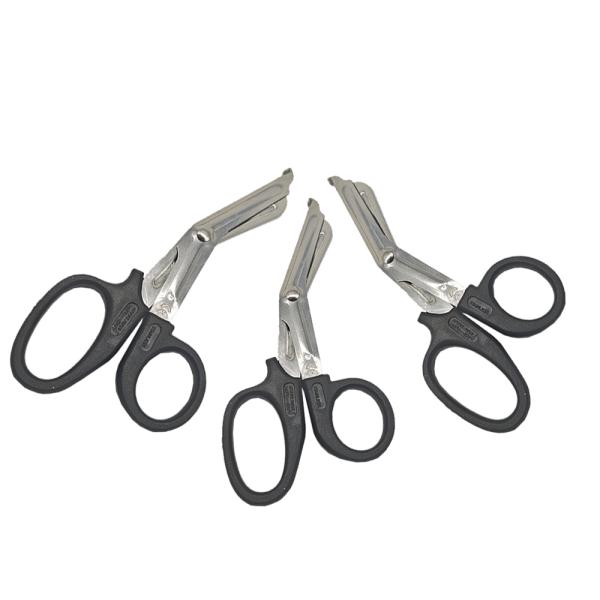 7.5 Inch Stainless Steel Trauma Shears with Carabiner Manual Power Source Nursing Bandage Surgical Scissors