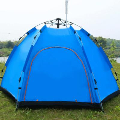 Du polyester 170T de camping de bruit tente de camping légère de pliage de fibre de verre de tente