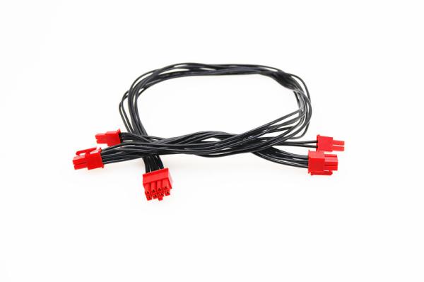QingSea Power Supply Modular Cable Kit 24 Pin 8Pin 6Pin Length 610mm  Black